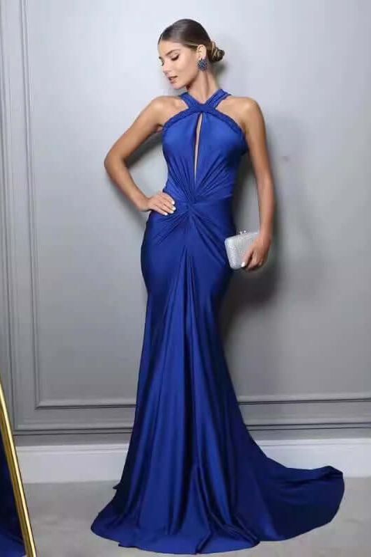 off-shoulder backless bridesmaid dress