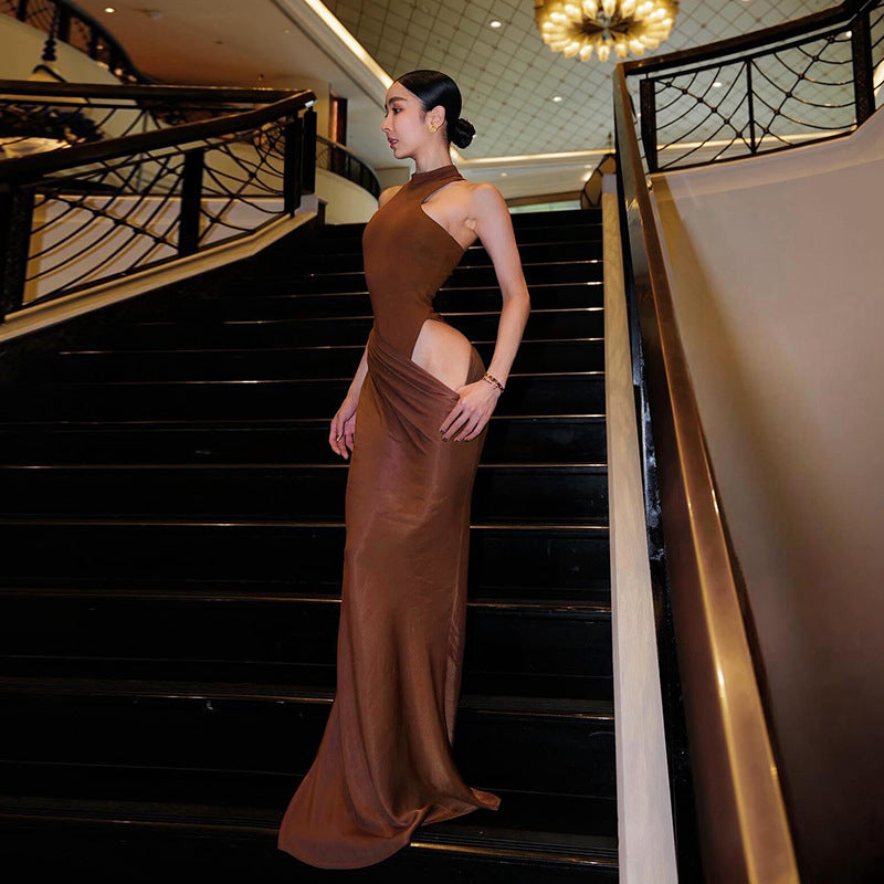 Coco Maxi Dress - Brown