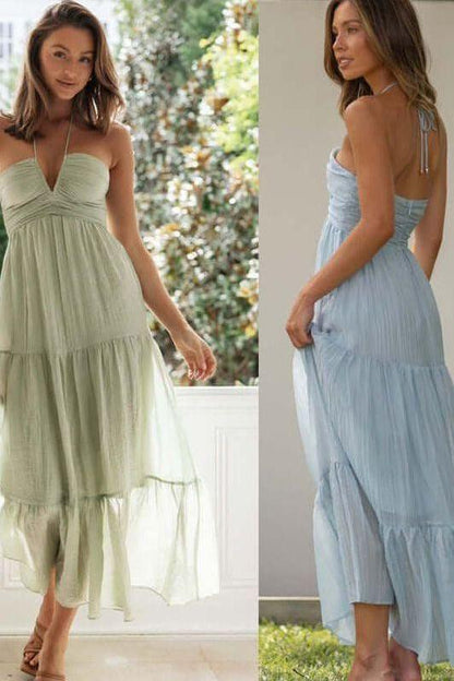 Chiffon Sleeveless summer Dress