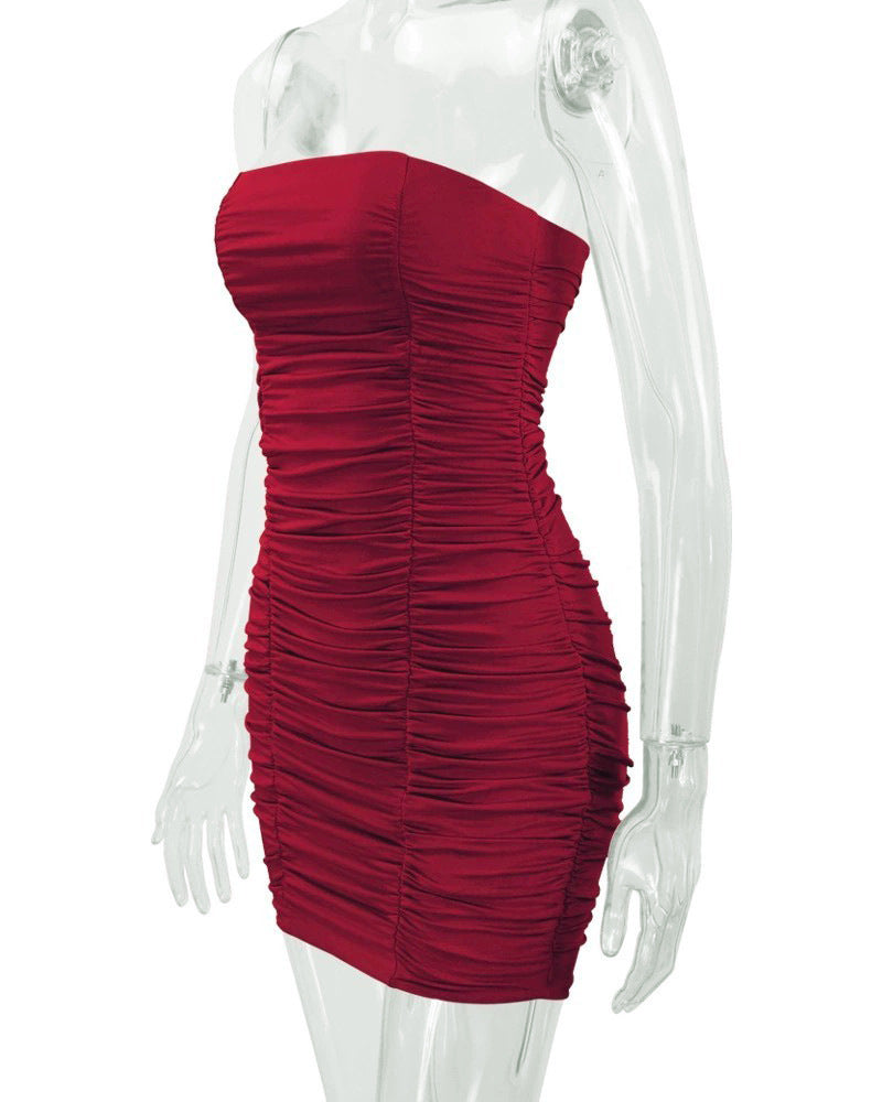 Evlyn Dress - Maroon