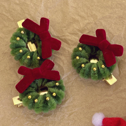 Whimsical Ribbon Bow Festive Hair Accessory