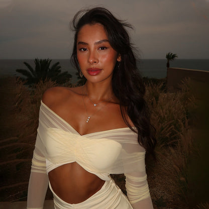 Siela Maxi Dress - Yellow