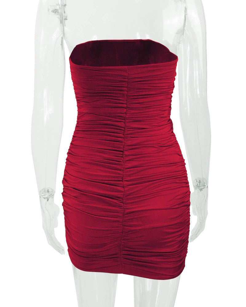 Evlyn Dress - Maroon