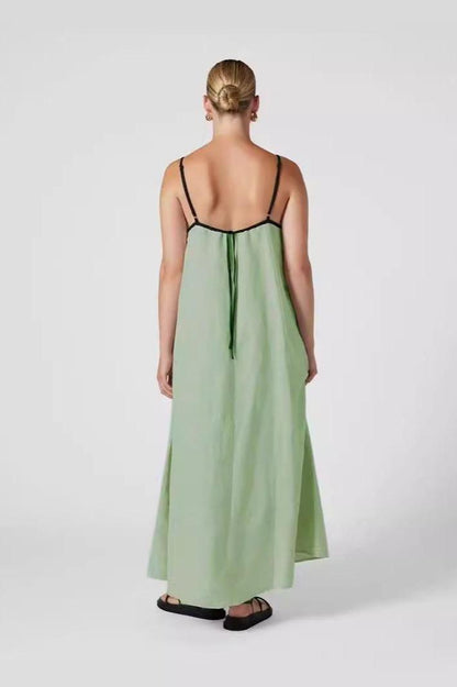 Sleeveless Swing Long Dress