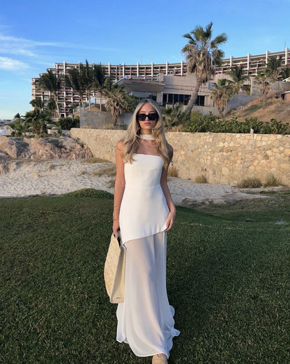 Asymmetrical Maxi Dress