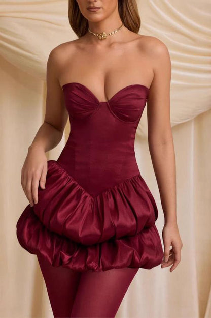 ube top double layer tutu dress