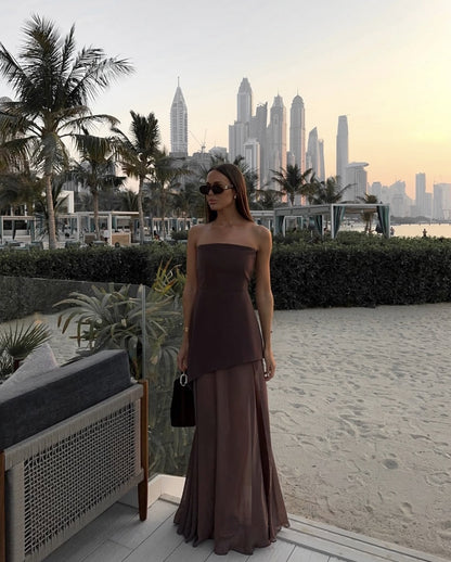 Asymmetrical Maxi Dress