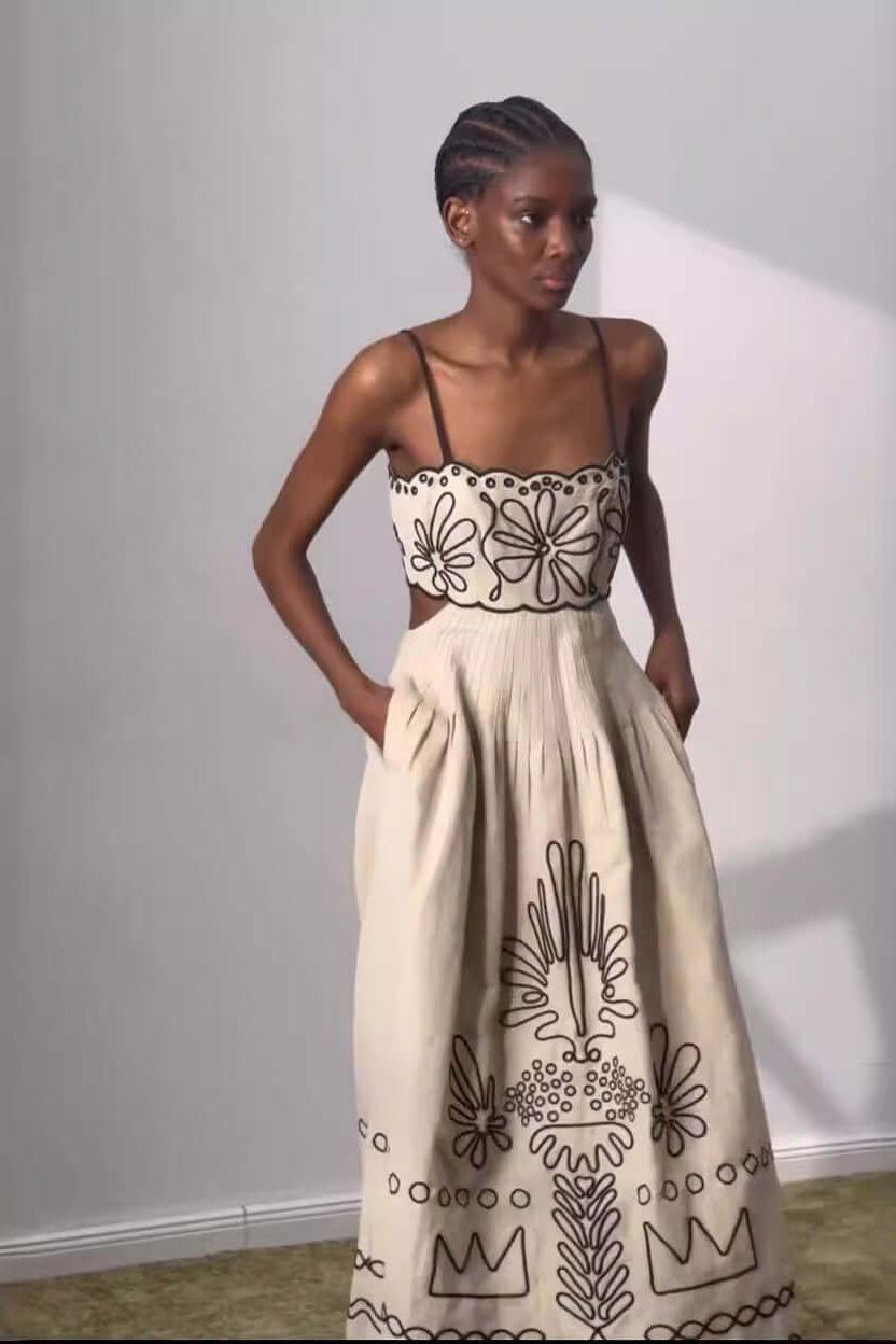 Fashion Printed Swing Dress