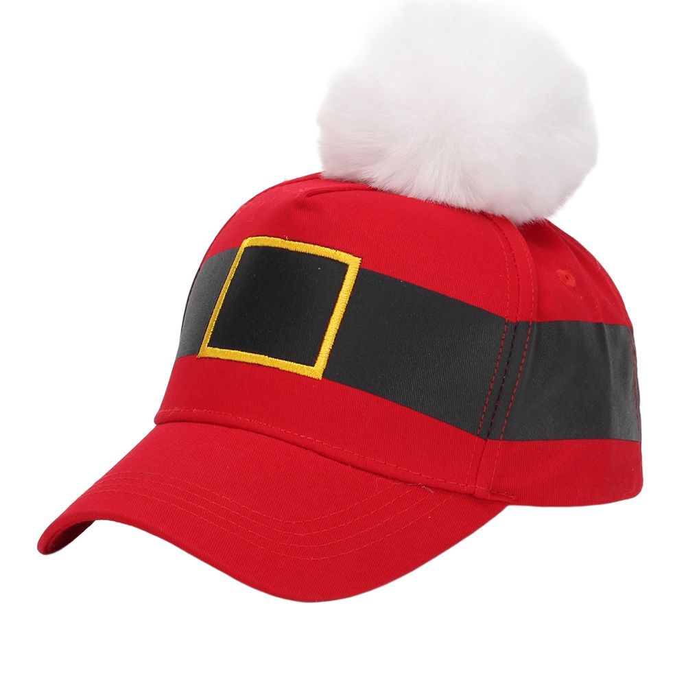 Pom Pom Baseball Christmas Hat
