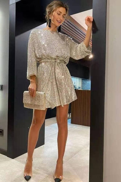 Party sparkling sequin dress