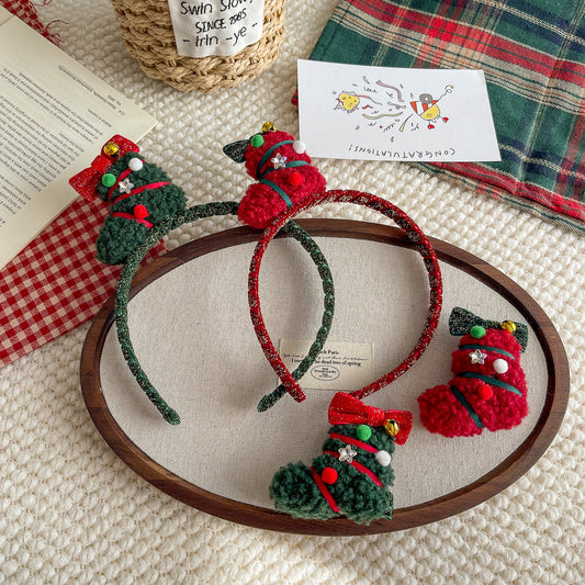 Christmas Cute Cartoon Plush Hair Accessory