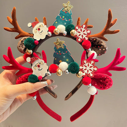 Christmas Deer Antler Bohemian Decorative Hair Accessory