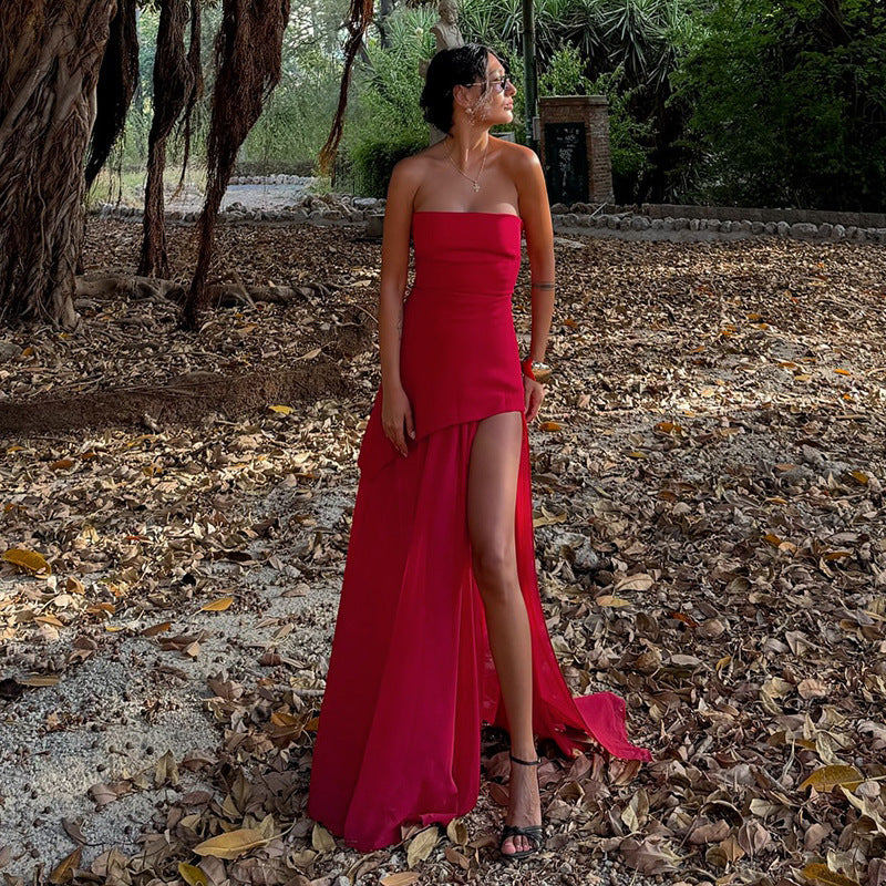 Asymmetrical Maxi Dress