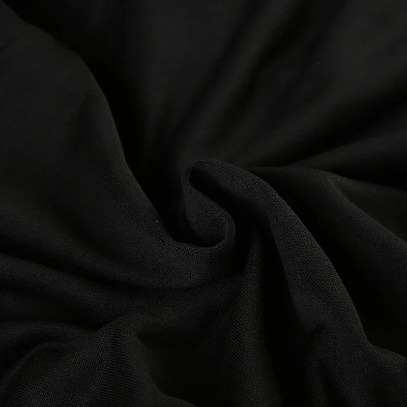 Y2K Fur Trim Hoodie Cardigan Women Basic Black Slim Cropped Jacket 90s Vintage Winter Zipper Coat Harajuku Streetwear