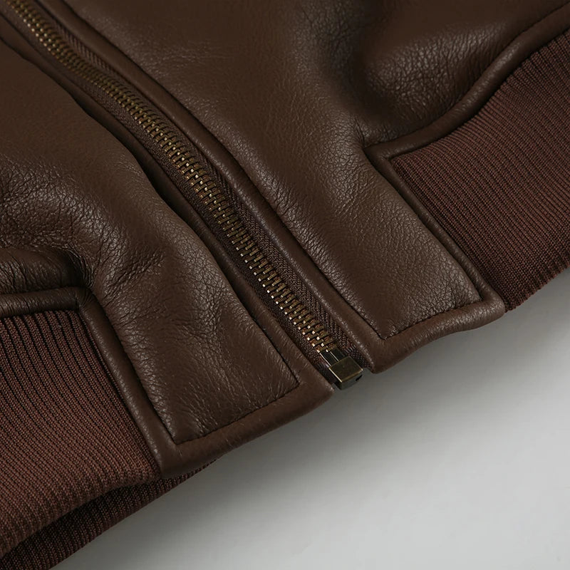 Casual Solid Patchwork Pu Leather Jackets Basic Turn-Down Collar Long Sleeve Coats Women Autumn Winter Fashion Lady