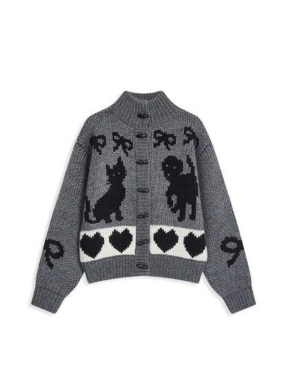 Women's O Neck Casual Knitted Soft Cardigan Fashion Long Sleeve Single-breasted Female Knitwear Autumn Chic Lady Coat