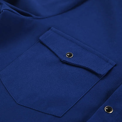 Solid Color Casual Outerwear Women Single Breasted Long Sleeve Pocket Shirt Jackets Spring Autumn Vintage Fashion Simple Jacket