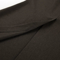 Elegant Streetwear Gray Long Skirts New Summer High Waist Autumn Women Skirts New Casual Slim Fishtail Winter Skirt