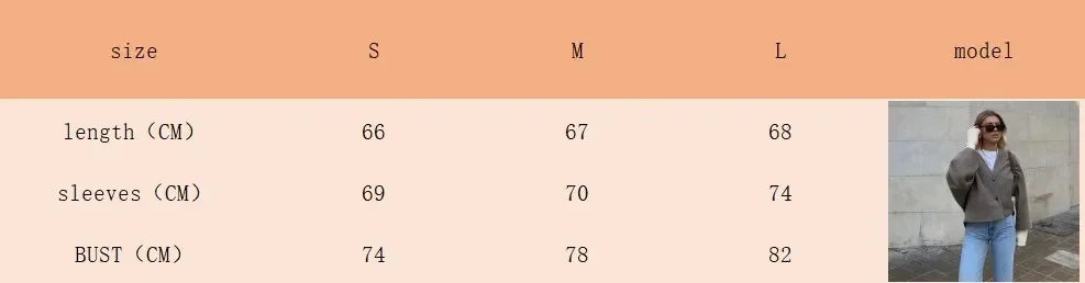 Vintage Solid Single Breasted Short Coats Women Casual Long Sleeves V Neck Crop Jackets Autumn Chic Lady Commuter Outerwear