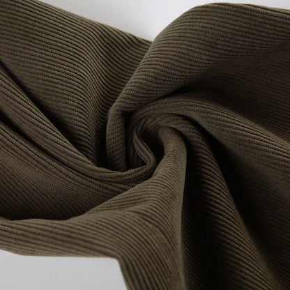 Women Corduroy Flare Pants Retro Green Low Waisted Skinny Boot Cut Trousers Autumn Y2K Streetwear Outfits Casual