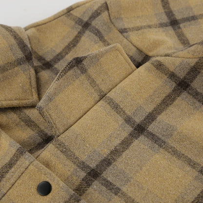 New Plaid Contrast Jacket Women Autumn Winter Single Breasted Long Sleeve Outerwear Female Streetwear Vintage Fashion Coat