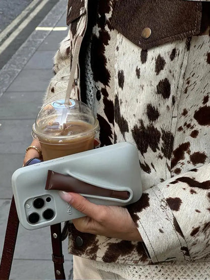 Chic Contrast Color Printed Demi-season Jacket For Women Fashion Lapel Single Breasted Lapel Coat 2024 New Lady High Streetwear