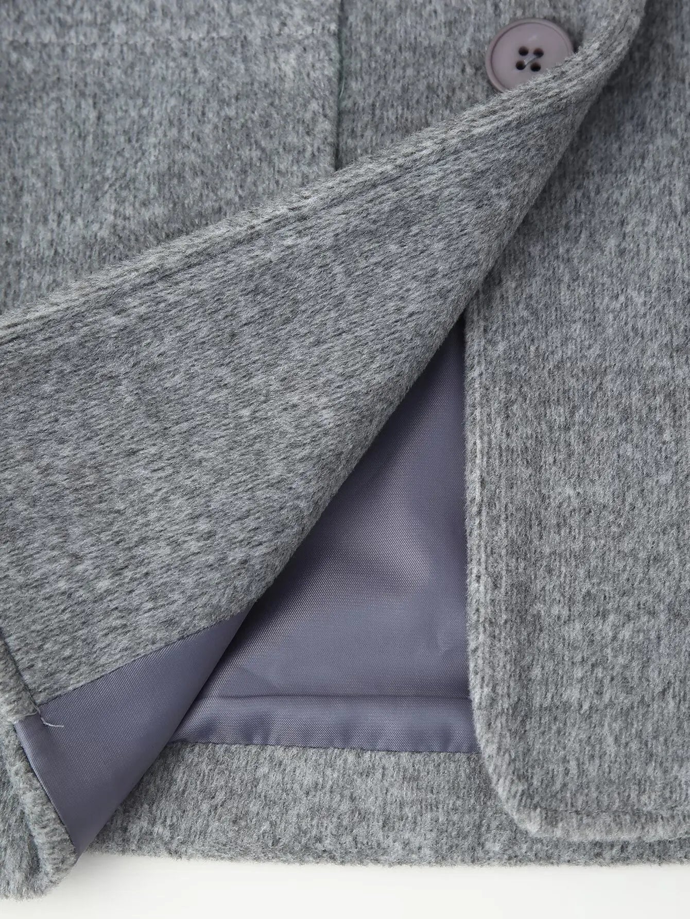 Autumn Female Turn-Down Collar Pocket Single-breasted Coat Women's Fashion Long Sleeves Casual Woolen Blazer Top Mujer