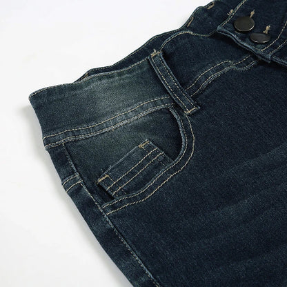 Women Low Waisted Flare Jeans Y2K Streetwear Vintage Casual Fashion Denim Trousers Spring Basic Slim Pants Outfits