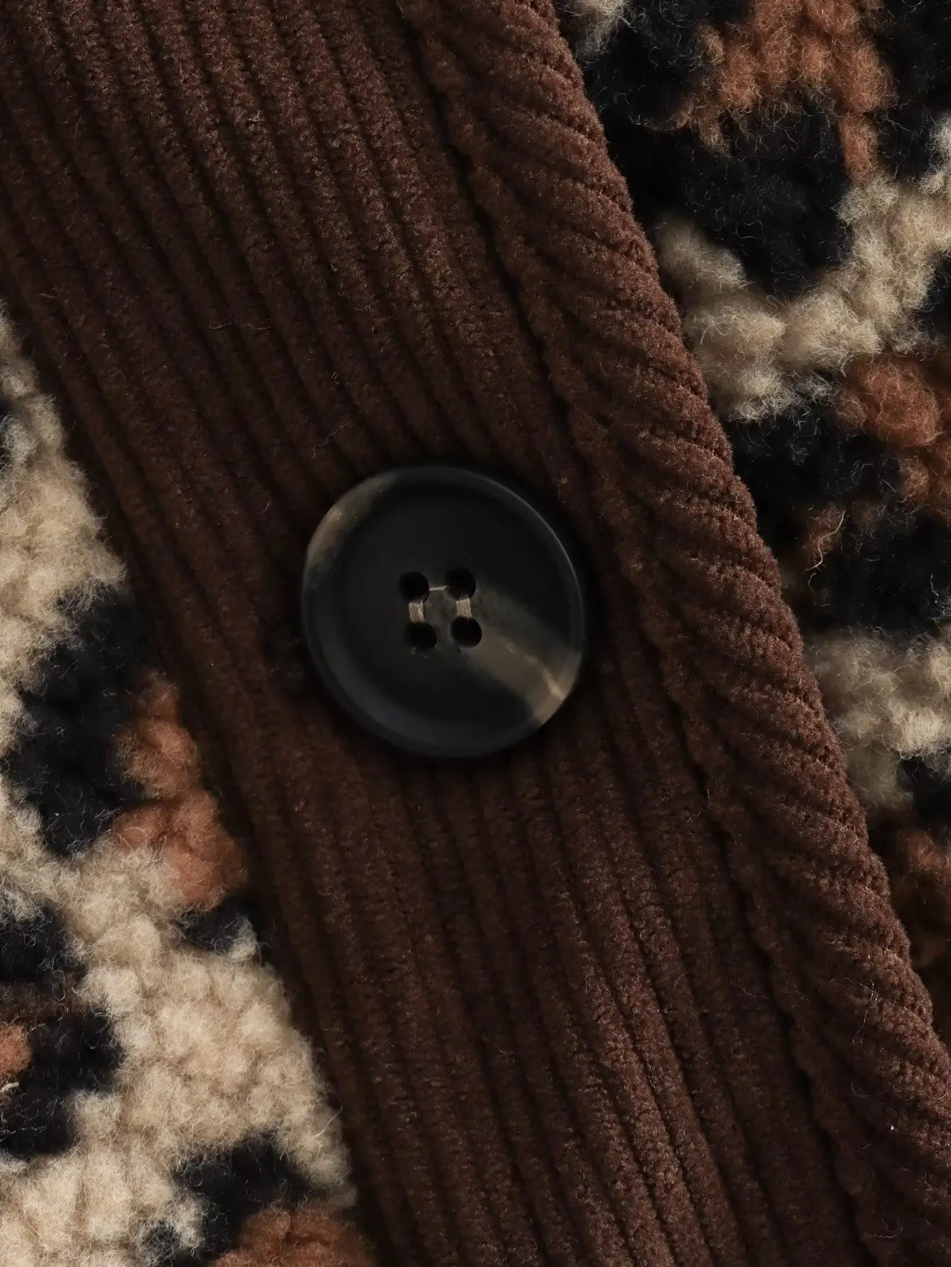 Women Fashion Jacket Winter Casual Ladies Commuter Leopard-print Lamb Wool Solid Jacket For Women's Outwears