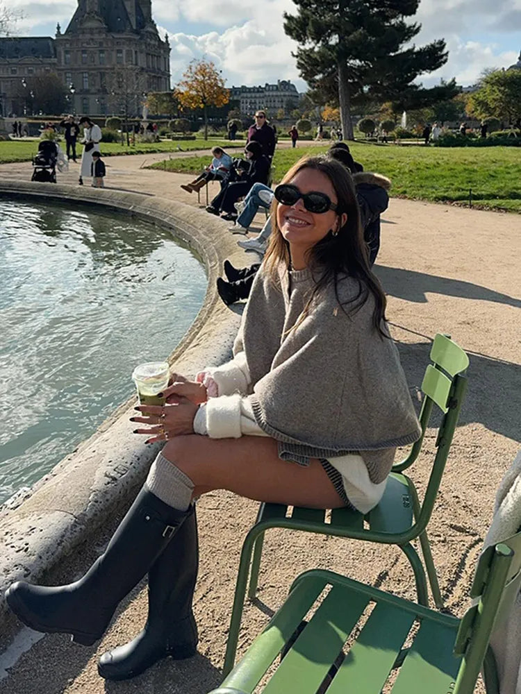 Autumn New Women Shawl Style Short Knitted Cardigan Elegant Female Casual Single-breasted Knitwear Fashion Lady Solid Cardigans