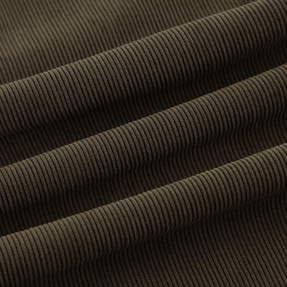 Women Corduroy Flare Pants Retro Green Low Waisted Skinny Boot Cut Trousers Autumn Y2K Streetwear Outfits Casual