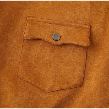 Women Patchwork Suede Jackets Long Sleeve Pocket Zipped Stand Coats 2024 Autumn Winter New Fashion Commuting Top Outerwears