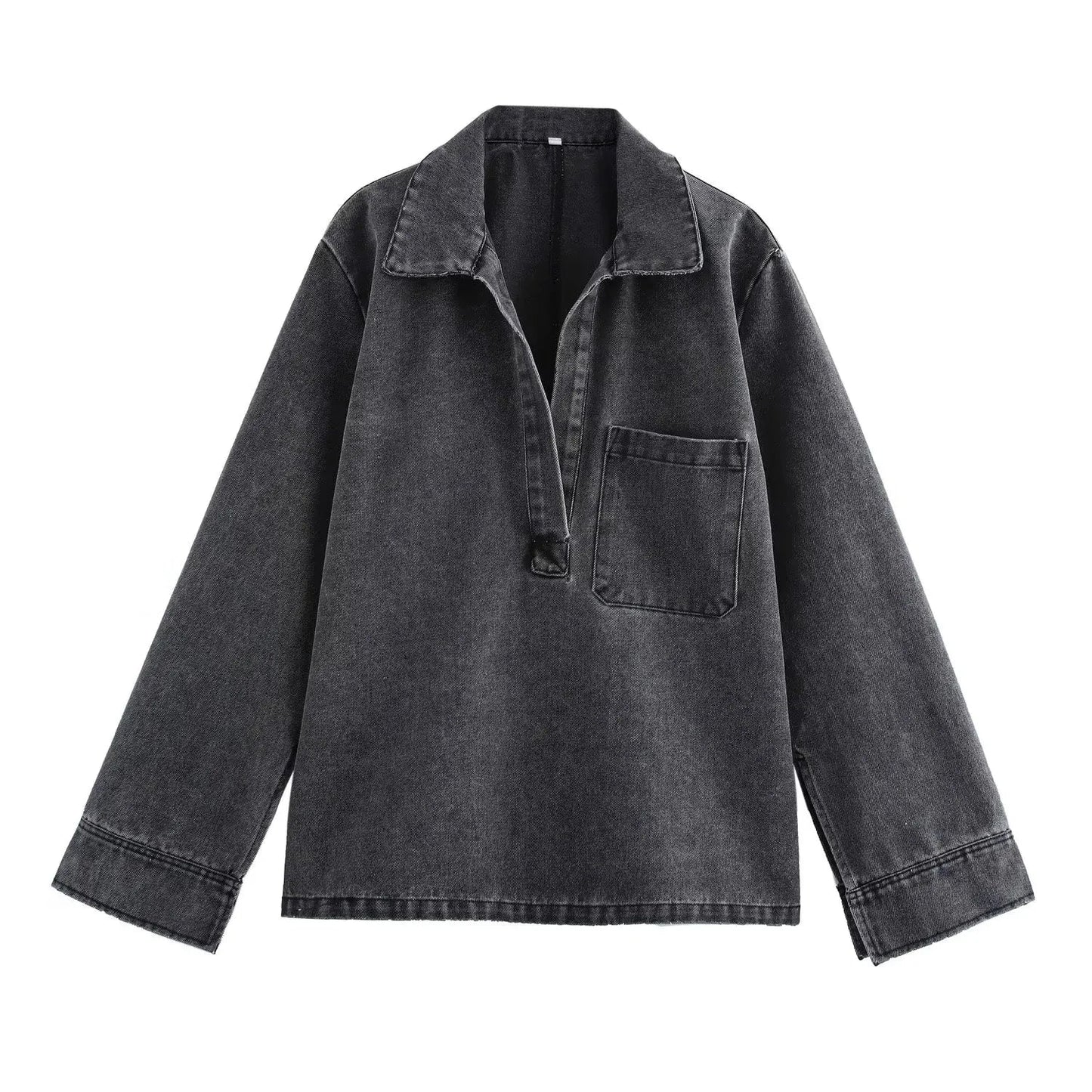 Denim Jacket Pants Set Outfits Women Autumn Winter Blue Pockets Loose 2 Pcs Set Casual Female Matching Set Retro