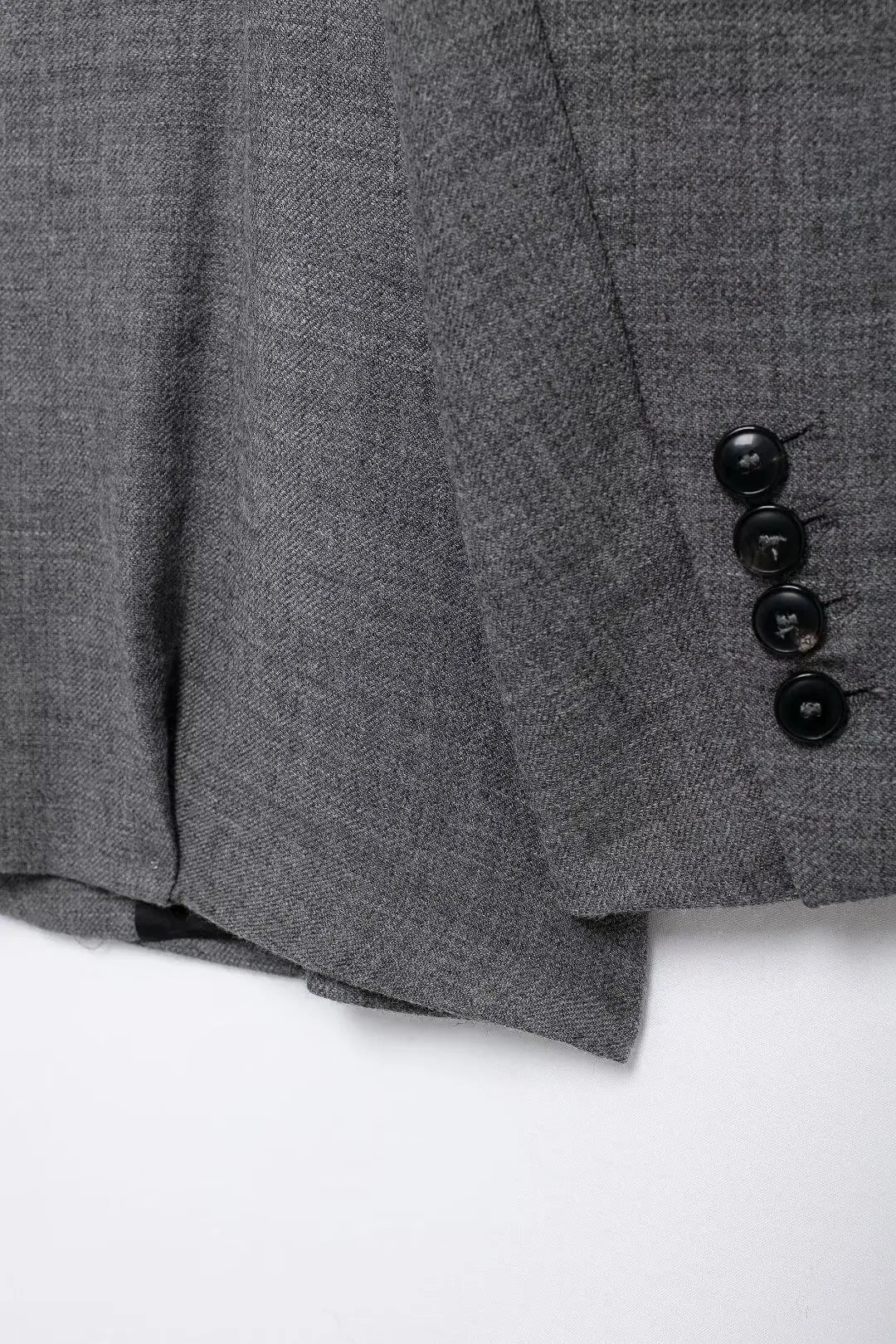 Vintage Solid Color Suit Jacket Women V Neck Single Breasted Long Sleeve Outerwear Autumn New Streetwear Fashion Casual Jackets