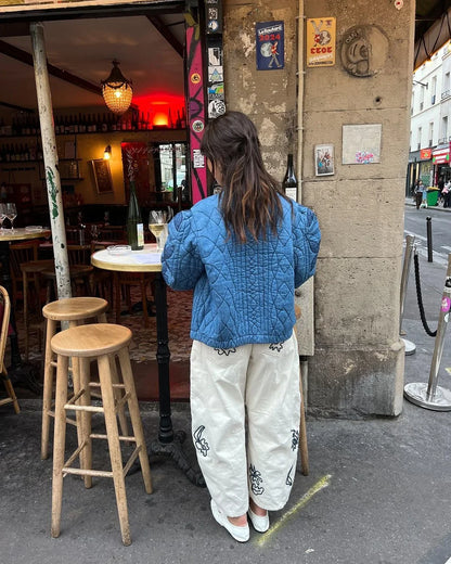 Autumn Winter Single Breasted Pocket Female Jacket Fashion Maple Leaf Women Padded Coat Chic New Lady Outerwear High Street