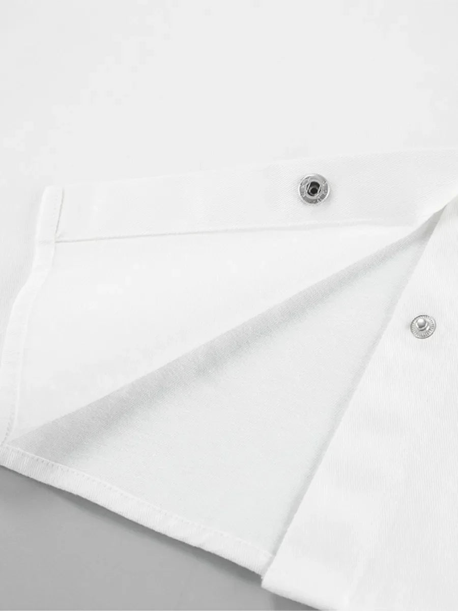 White Shirts For Women Autumn New Single Breasted Long Sleeve Loose Blouse Streetwear Fashion Casual Lapel Collar Blouses