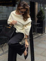 Elegant Irregular Cloak High Street Tops
