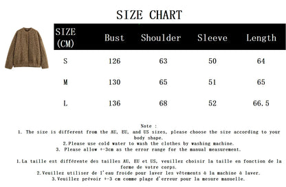 Vintage Solid Bomber Jacket Women Stand Collar Single Breasted Woolen Coat Streetwear Casual Fashion Long Sleeve Outerwear New