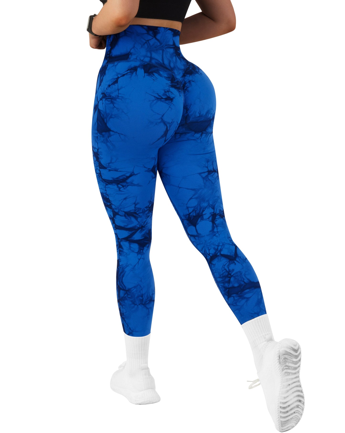 VibeMartini Yoga Leggings For Fitness Women Sport Tights Seamless Scrunch Butt Legging High Waist Sportswear Tie Dye Workout Tights Gym Pant