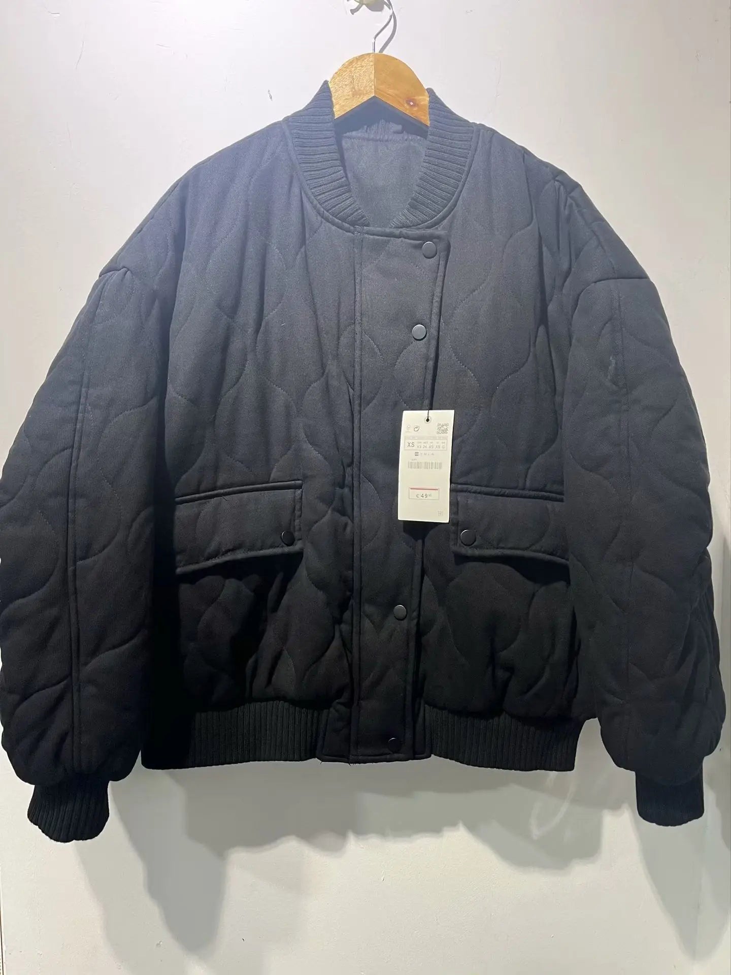 European and American Style Cotton Jacket Loose Pilot Bomber Jacket Baseball Jacket Casual Slimming Versatile Style Coats