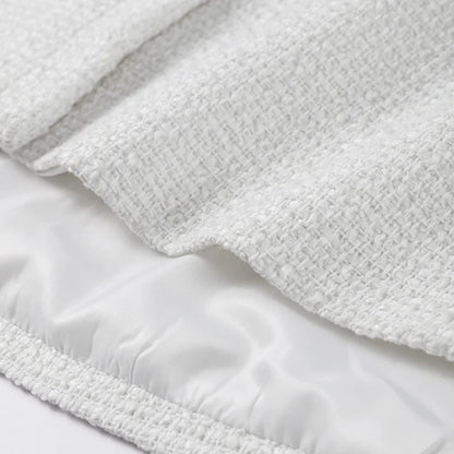 Elegant Cloak Women Loose High Neck A Line Hidden Button Coats Female 2025 Spring New Fashion Solid Soft Chic Cloaks Lady