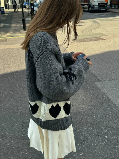 Women's O Neck Casual Knitted Soft Cardigan Fashion Long Sleeve Single-breasted Female Knitwear Autumn Chic Lady Coat