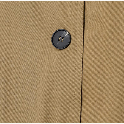 Lapel Single Breasted Loose Windbreaker Women Solid Oversized Jackets 2025 New Fashion Casual Autumn Chic High Street Outerwear