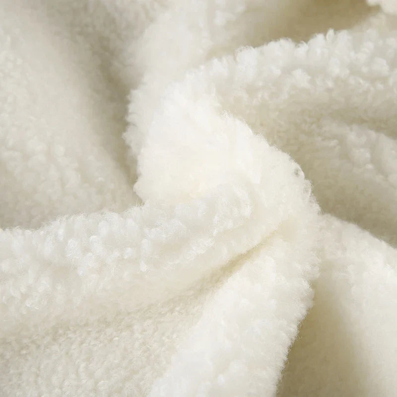 Faux Fur Hooded Coat Women Fashion High Street Fluffy White Snow Jacket Winter Warm Slim Outwear Stylish Lady Outfits