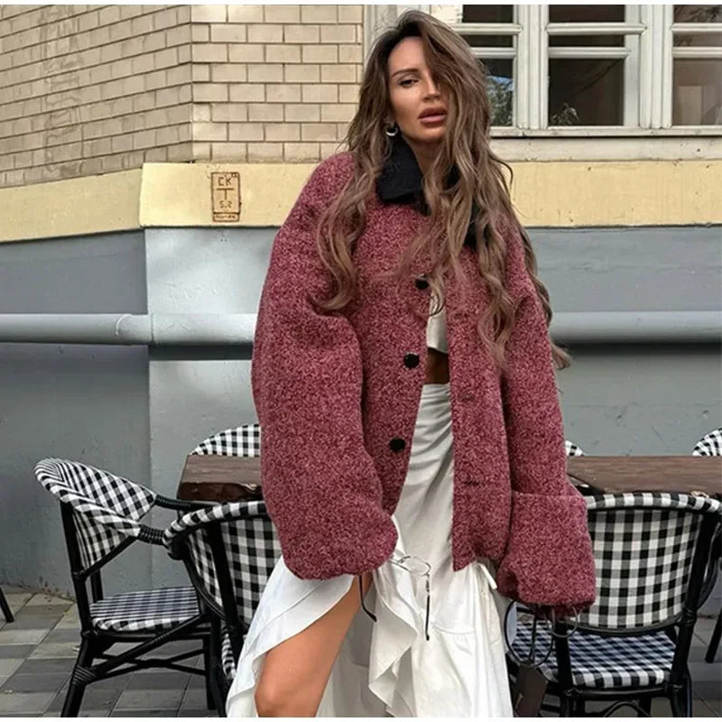 Sweet Panelled Women Coat Casual Turndown Collar Long Sleeve Single Breasted Female Coats 2025 Spring New Fashion Lady Jackets