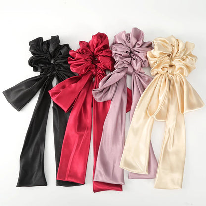 Satin French High-End Party Elegant Fashion Christmas Hair Accessory Accessories-L