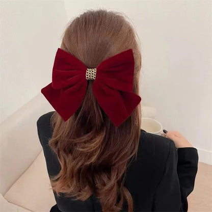 Vintage Black Wine Red Prom Party Christmas Hair Accessory Accessories-L