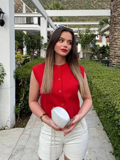 Vintage Loose Casual V Neck Long Sleeve Pullover Christmas Sweater Sweaters-L