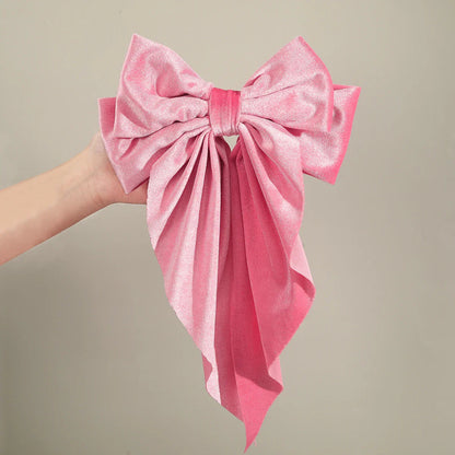 Velvet Large Wedding Korean Fashion Black Red Christmas Hair Accessory Pink Accessories-L