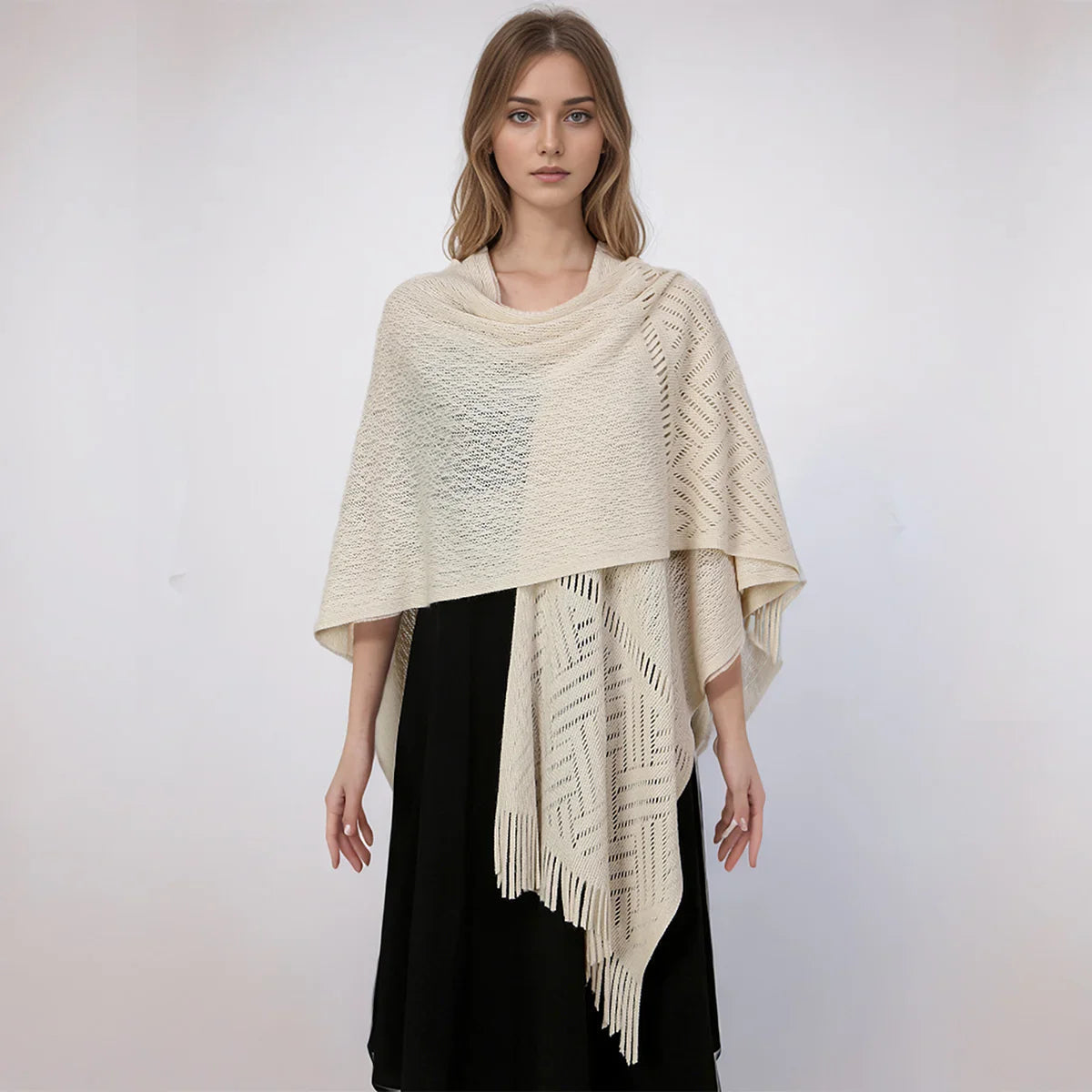 Cashmere Thicken Warmer Soft Pashmina Knitted Long Winter Scarf Scarfs-L